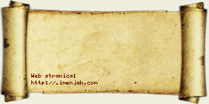 Njegoslav Ržaničanin vizit kartica